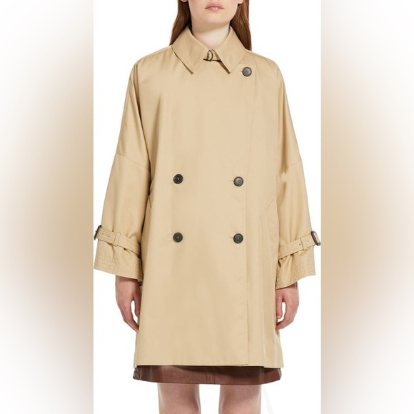Weekend Max Mara Jackets & Blazers - Max Mara Beige Trench Coat NWT Size 12 Authentic Luxury Jacket